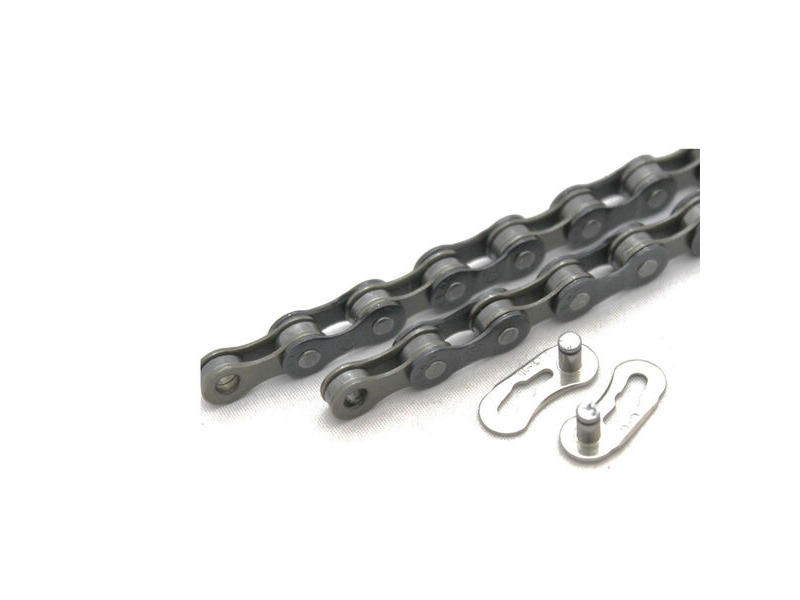 Clarks MTB/Road 8 Speed Chain 1/2x3/32 X116 Quick Release Links Fits All Major Derailleur Systems click to zoom image