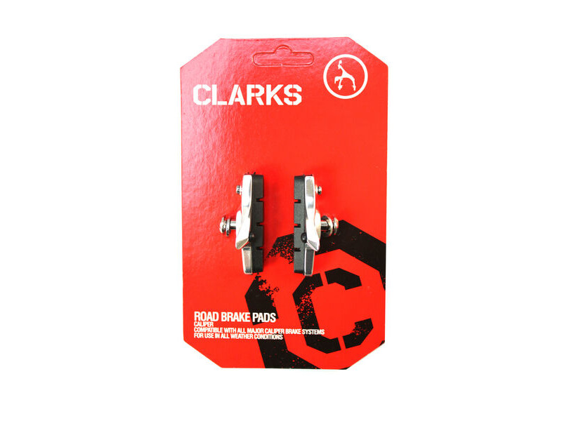 Clarks Road Brake Pads Fits All Major Road Brake Systems 52mm Black click to zoom image