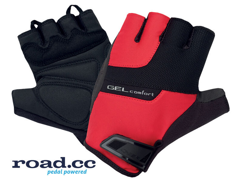 Chiba Gloves Gel Comfort Active Eco-Line Mitt Red/Black click to zoom image